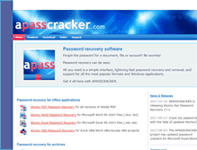 Tablet Screenshot of apasscracker.com